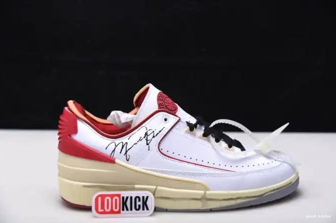 Cheap Low SP Red DJ4375-106 Jordan 2 White Retro Off-White 0408